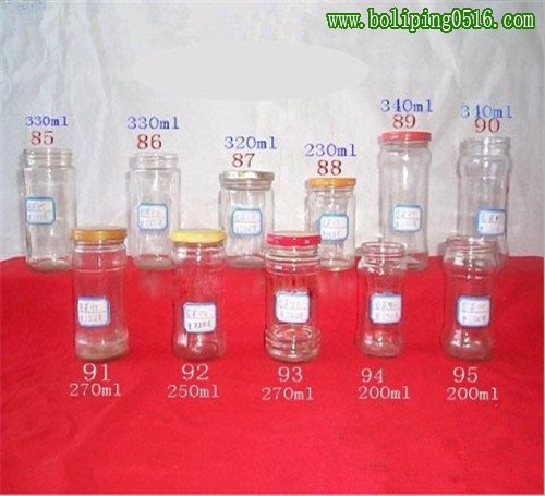 定制生產(chǎn)各種規(guī)格醬菜瓶 麻椒醬瓶 玻璃醬菜瓶